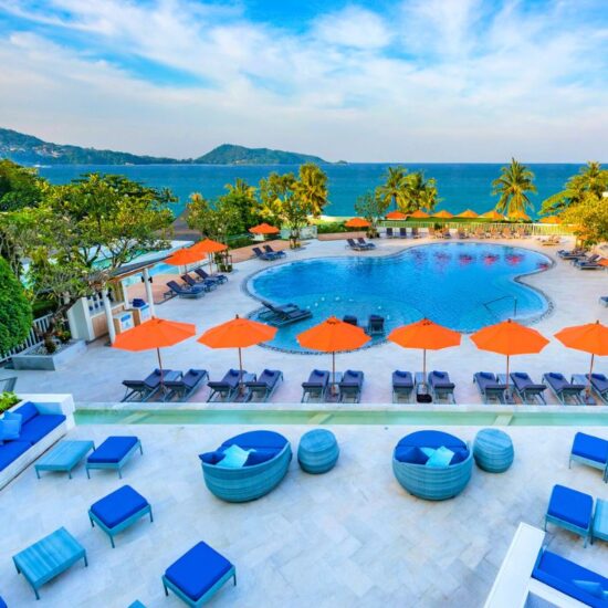 Phuket | The Diamond Cliff Resort & Spa Diamond Cliff Pool with sea view